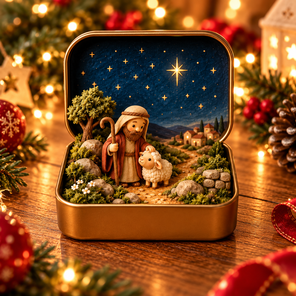 ✨ Pocket Bible Stories™ – 3D Mini Faith Keepsake Tin Collection | Meaningful Christian Gift