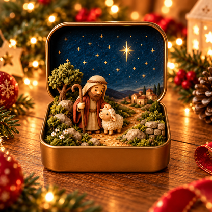 ✨ Pocket Bible Stories™ – 3D Mini Faith Keepsake Tin Collection | Meaningful Christian Gift