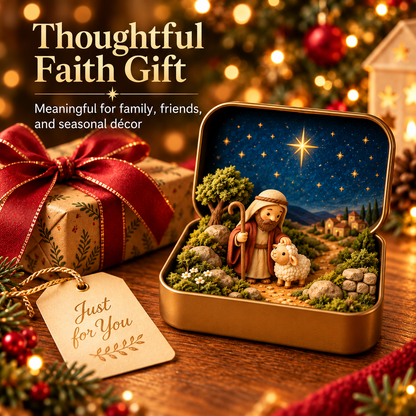 ✨ Pocket Bible Stories™ – 3D Mini Faith Keepsake Tin Collection | Meaningful Christian Gift
