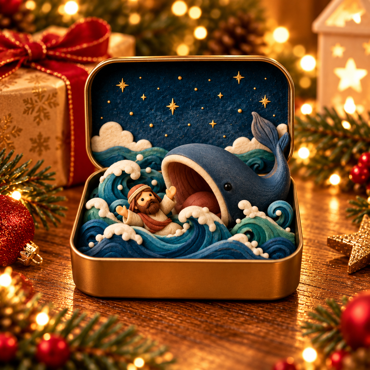✨ Pocket Bible Stories™ – 3D Mini Faith Keepsake Tin Collection | Meaningful Christian Gift