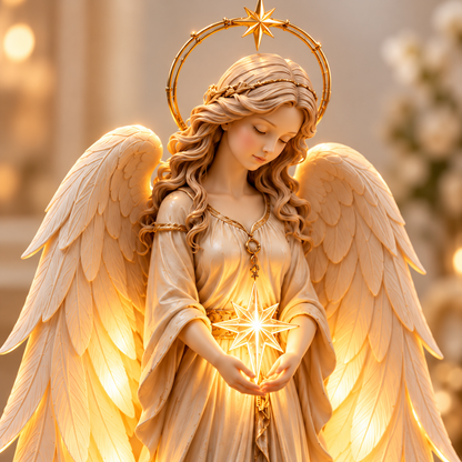 Gracefall Angel™ – Illuminated Guardian Angel Table Lamp