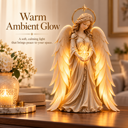 Gracefall Angel™ – Illuminated Guardian Angel Table Lamp