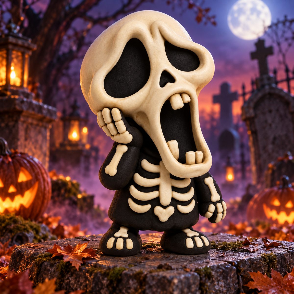 Scream Squad — 4-Piece Halloween Desk Decor Set