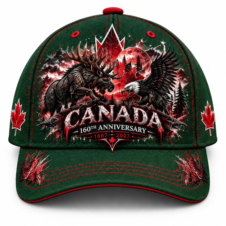 Green Canada 160th Anniversary cap