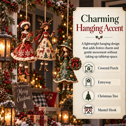 🎄Christmas Lady™ – Whimsical Hanging Holiday Ornament Collection
