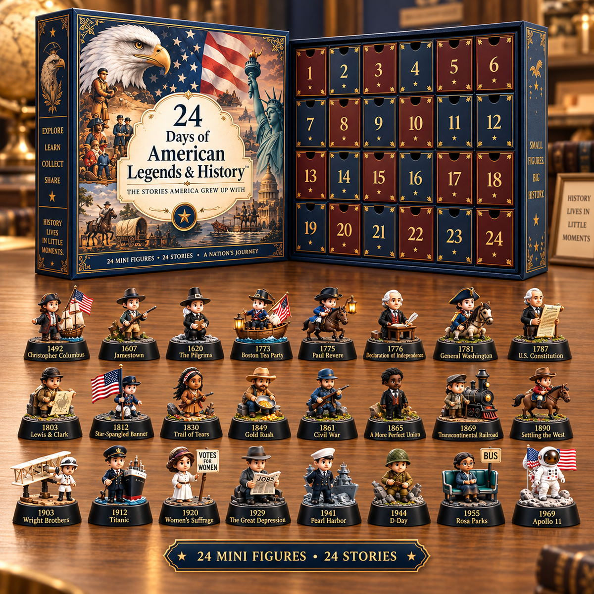 American Legends Countdown™ – 24 Days of History & Heroes