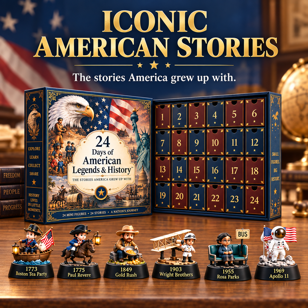 American Legends Countdown™ – 24 Days of History & Heroes