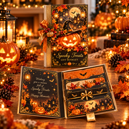 🎁 Blessings Unfold™ – Pull & Reveal Christmas Gift Card Book