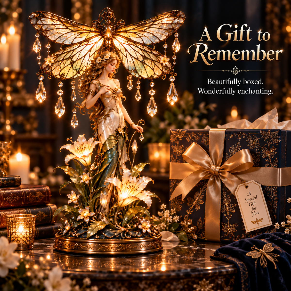 Dragonfly Garden Lady gift
