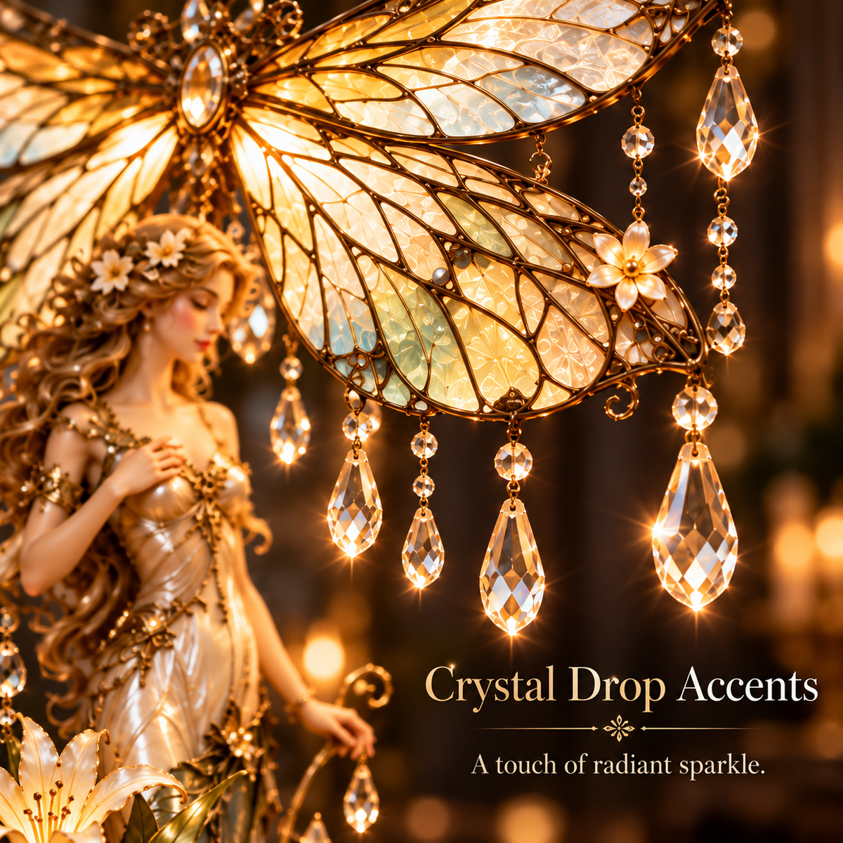 Dragonfly Garden Lady™ – Enchanted Crystal Wing Table Lamp