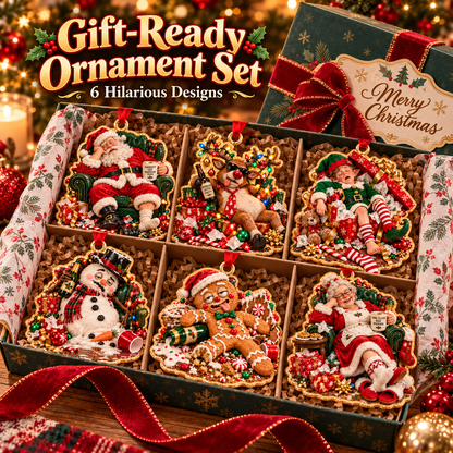 Christmas Hangover– The Morning After Ornament Collection