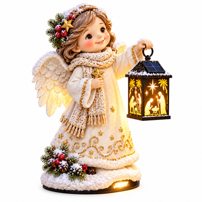 ✨ Bethlehem Angel™ – Lighted Nativity Projection Lantern | Christmas Angel Figurine & Faith-Inspired Holiday Decor ✝️