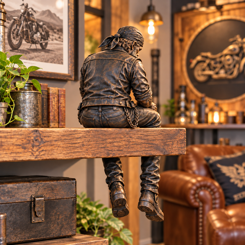Old Biker Soul shelf sitter styles
