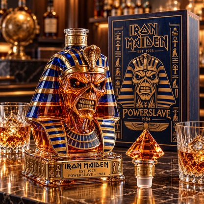 🔥 LAST DAY 50% OFF | Pharaoh’s Curse™ Egyptian Skull Whiskey Decanter – Ancient Egypt Collector Bottle & Bar Centerpiece