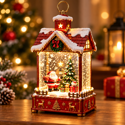 🎄 Christmas Snowy Cottage Lantern™ | Santa’s Magical Winter Village Light – Cozy Holiday Glow Decoration
