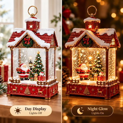 🎄 Christmas Snowy Cottage Lantern™ | Santa’s Magical Winter Village Light – Cozy Holiday Glow Decoration