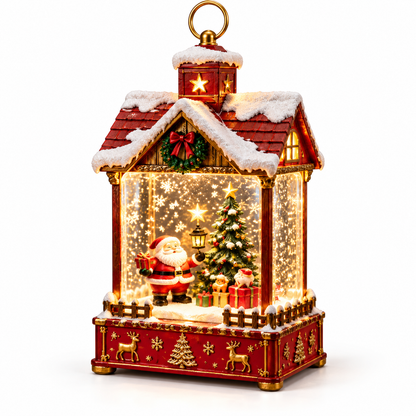 🎄 Christmas Snowy Cottage Lantern™ | Santa’s Magical Winter Village Light – Cozy Holiday Glow Decoration