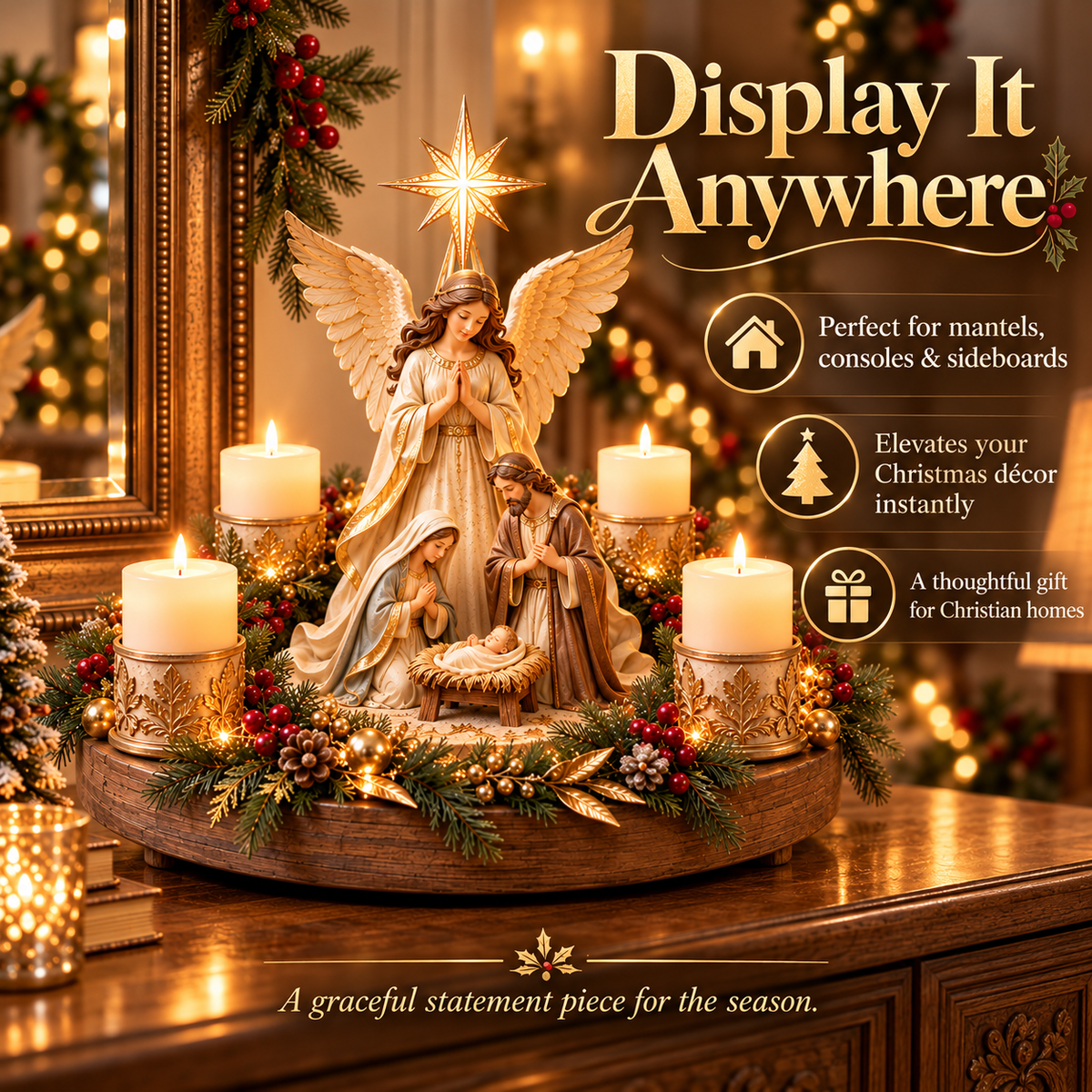 Angel of Bethlehem display locations
