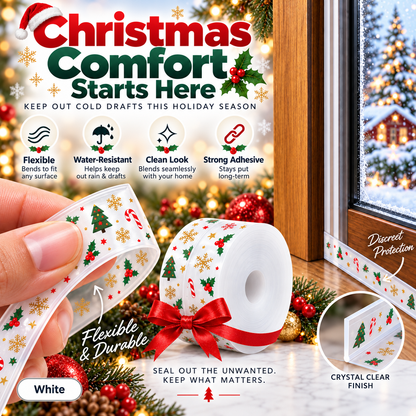 🔥 HOLIDAY LIMITED-TIME DEAL | 16.4Ft ComfortSeal™ Christmas Weather Strip – Seal Out Cold Drafts, Dust & Noise for a Cozy Winter Home