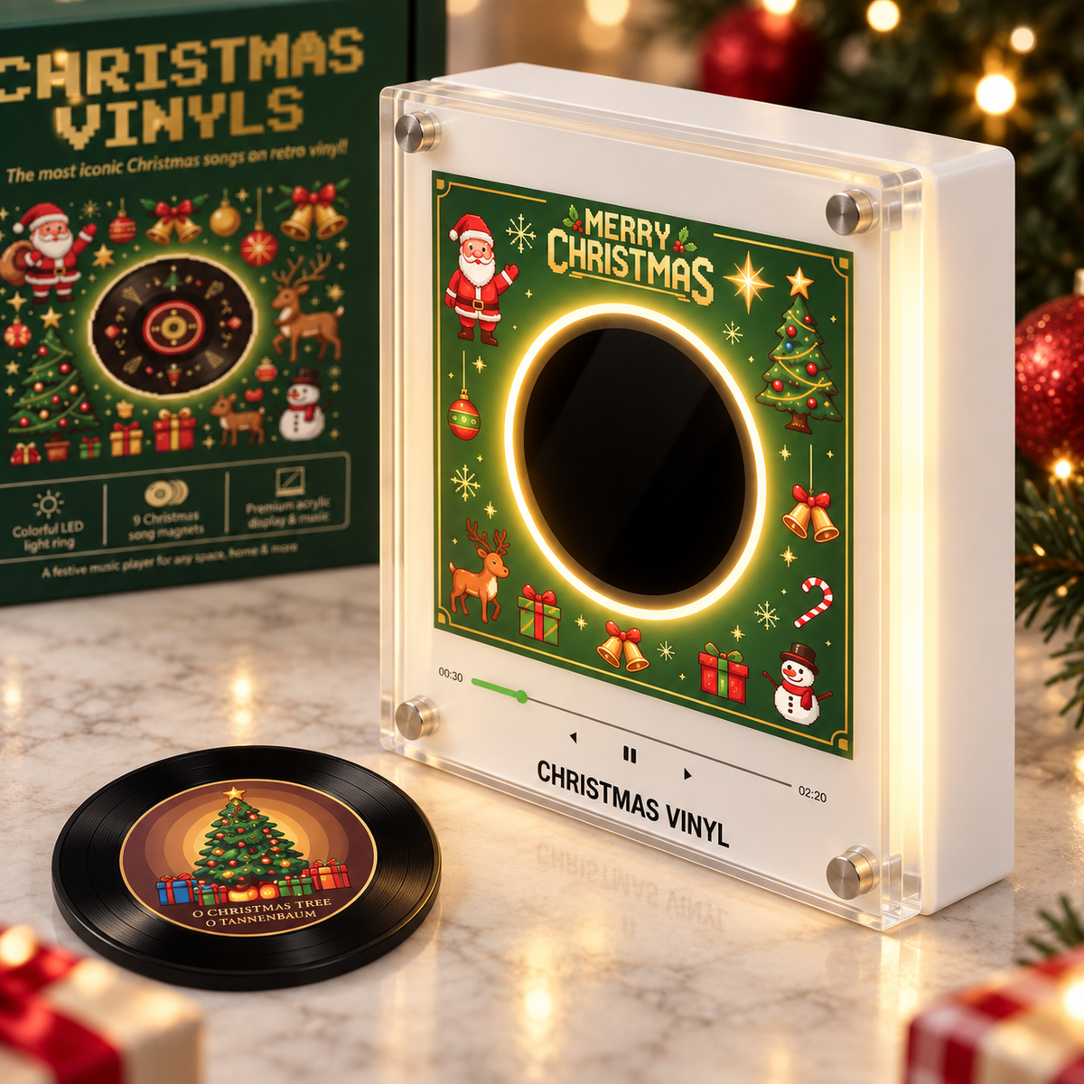 Christmas Vinyl Frame