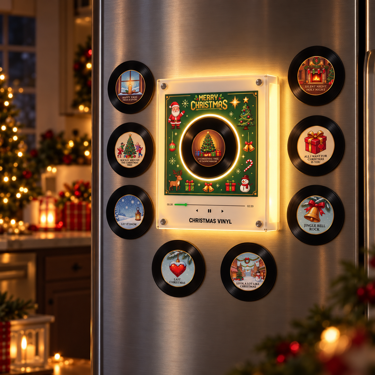 Christmas Vinyl Frame