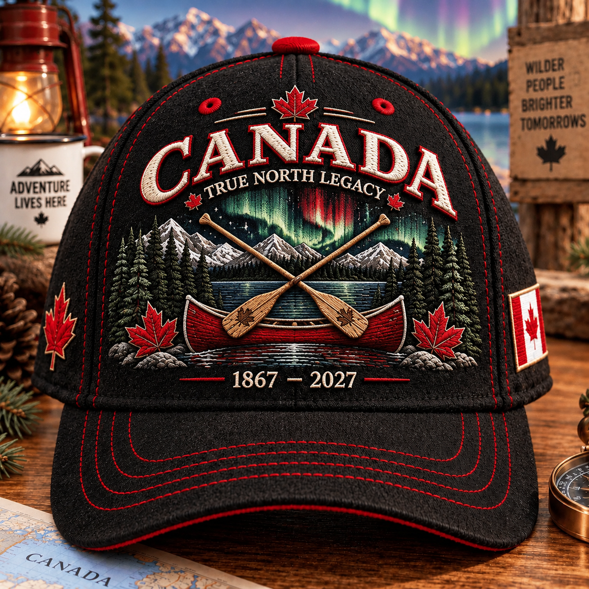True North 160™ – Canada Heritage Embroidered Cap | 1867–2027