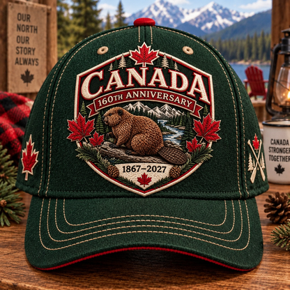True North 160™ – Canada Heritage Embroidered Cap | 1867–2027