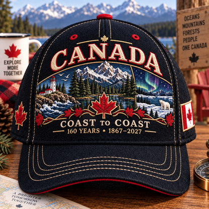True North 160™ – Canada Heritage Embroidered Cap | 1867–2027