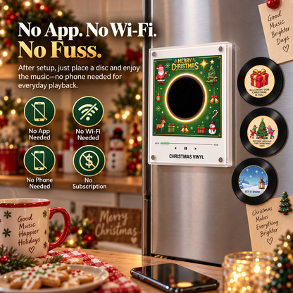🎶 JingleGroove™ — Magnetic Christmas Music Player
