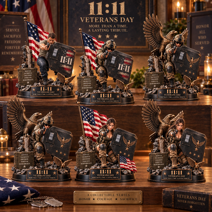 🦅 Veterans Day 11:11 Service & Honor Tribute™ – Soldier Memorial Display ⭐