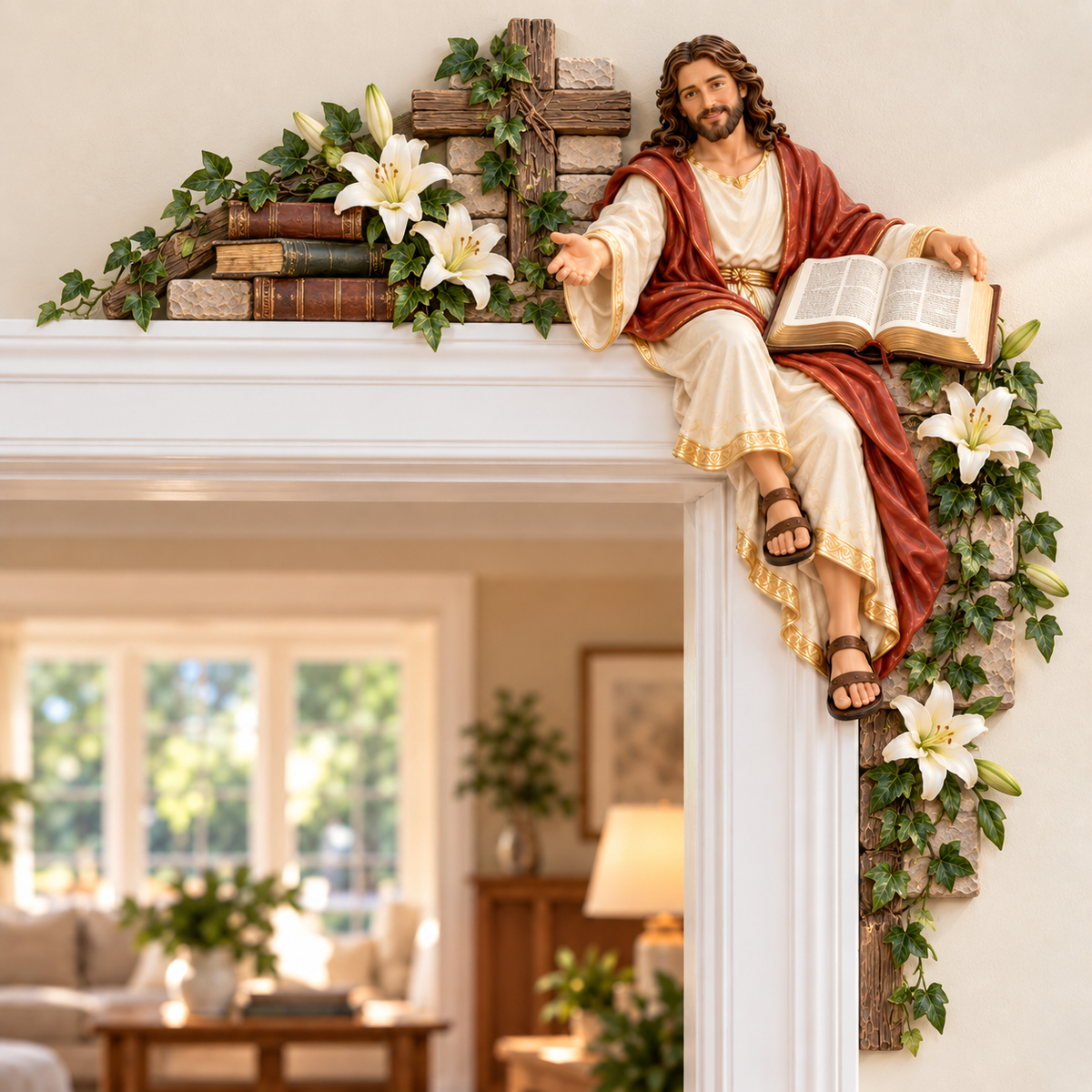 Five Jesus doorway corner decor styles
