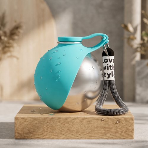 The Trailhound™ Insulated Dog Water Bottle + Bowl