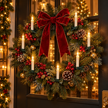 🔥Last Day 50% OFF-🕯️🎄 Flameless Christmas Candle Clip Lights