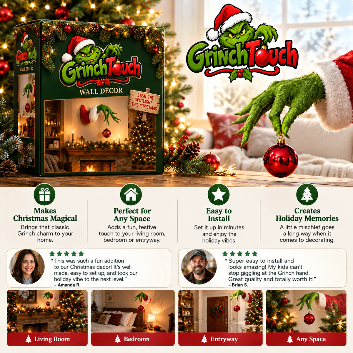 Grinch Touch™ - Grinchmas Decor