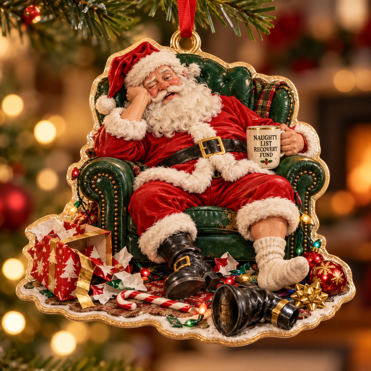 Christmas Hangover– The Morning After Ornament Collection