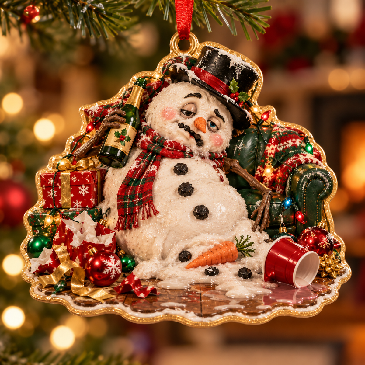 Christmas Hangover– The Morning After Ornament Collection