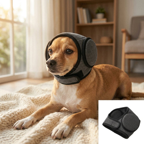 CalmEars™ Dog Noise-Reducing Ear Muffs A Softer Way Through Loud Moments.