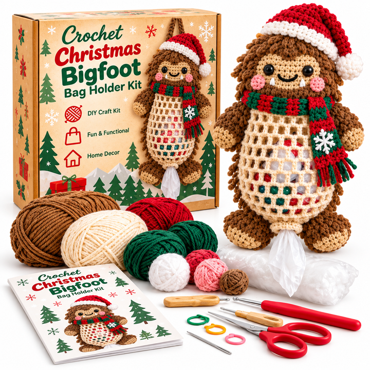 Christmas Bigfoot Crochet Kit