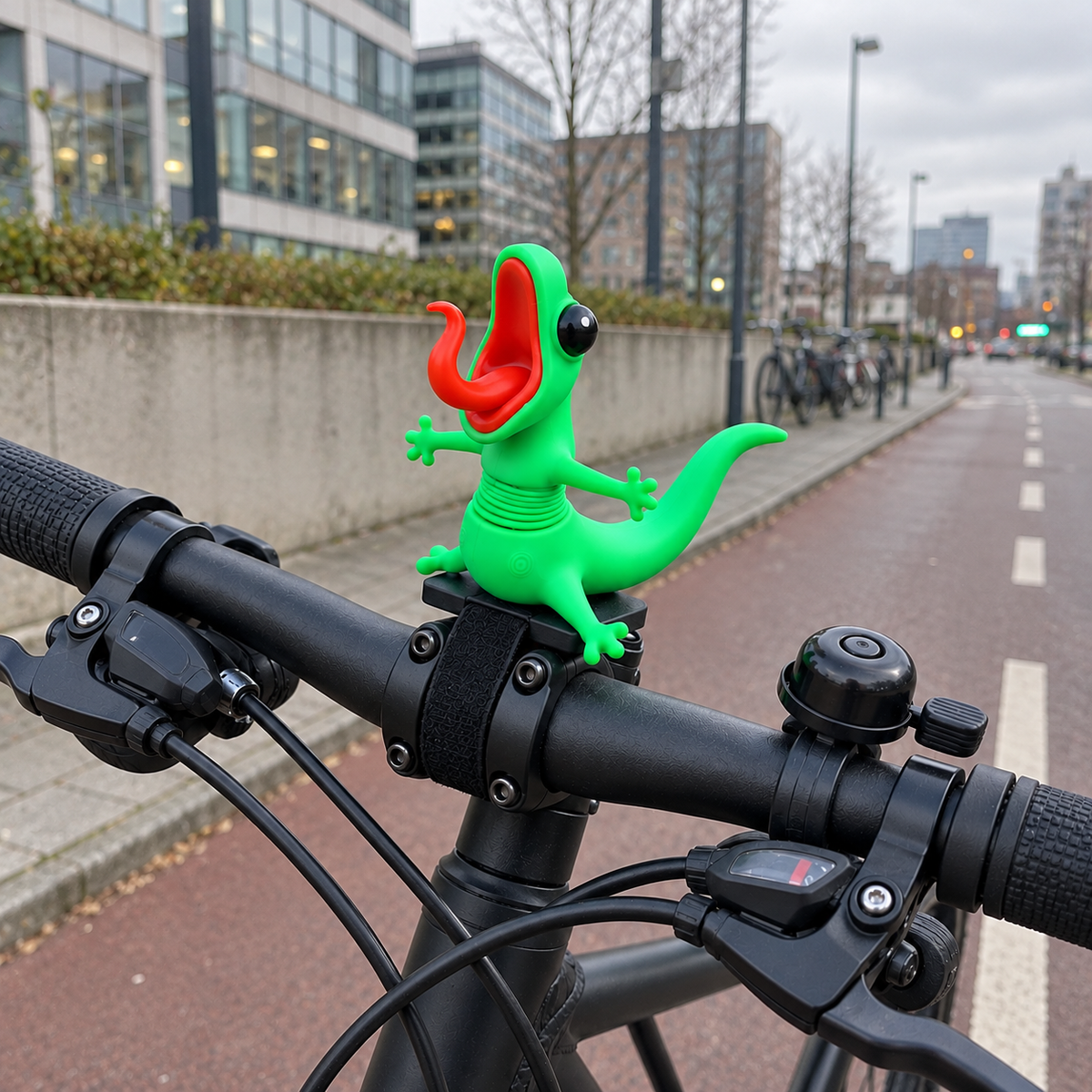 🦎🏍️ Roadside Lizard Buddy – Car & Motorcycle Decor