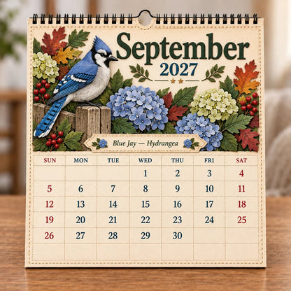 2027 Birds Of America Wall Calendar