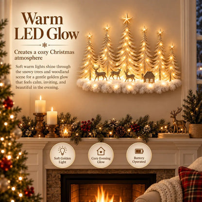 Enchanted Woodland Glow™ – Lighted Christmas Forest Wall Decor