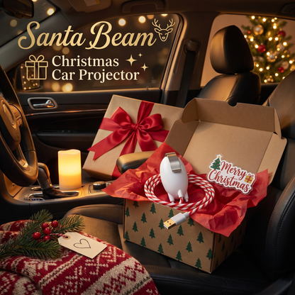 SantaGlow™ Car Window Projector – Christmas Magic On Every Drive