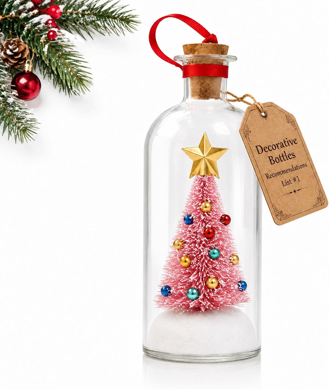 🎄 Christmas Voice Keepsake™ — Recordable Message in a Bottle Ornament
