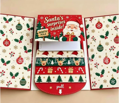 🎄 50K+ SOLD! 🎁✨ Christmas Gift Card Holder Book – Handmade Holiday Surprise, Festive Design & Heartfelt Gifting Magic 🎅