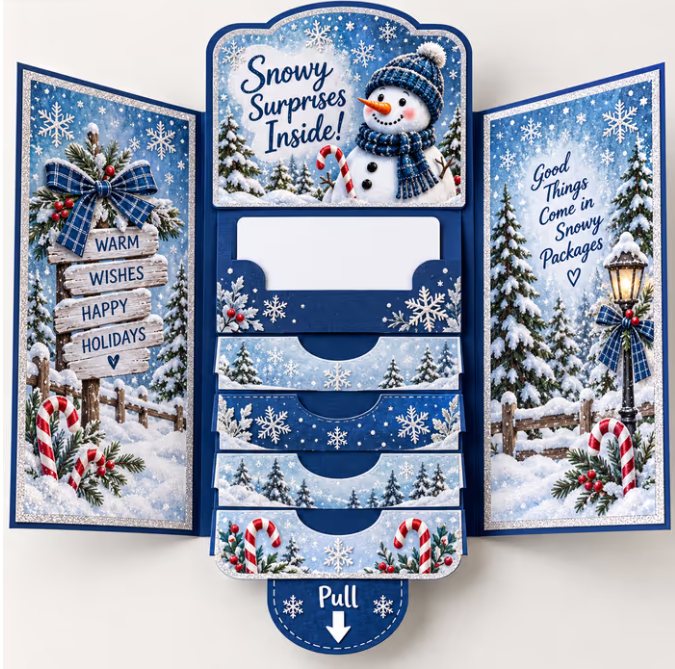 🎄 50K+ SOLD! 🎁✨ Christmas Gift Card Holder Book – Handmade Holiday Surprise, Festive Design & Heartfelt Gifting Magic 🎅