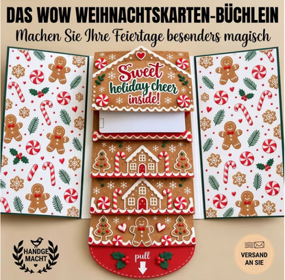 🎄 50K+ SOLD! 🎁✨ Christmas Gift Card Holder Book – Handmade Holiday Surprise, Festive Design & Heartfelt Gifting Magic 🎅
