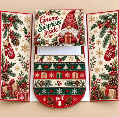 🎄 50K+ SOLD! 🎁✨ Christmas Gift Card Holder Book – Handmade Holiday Surprise, Festive Design & Heartfelt Gifting Magic 🎅
