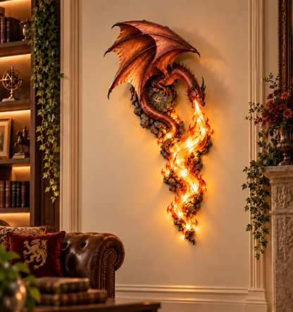 🔥Last Day 49% OFF -🐉 Dragonfire Guardian™ Wall Sconce – A Legendary Flame Awakens On Your Wall 🔥