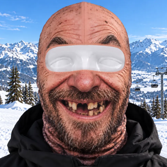 Funny ski mask