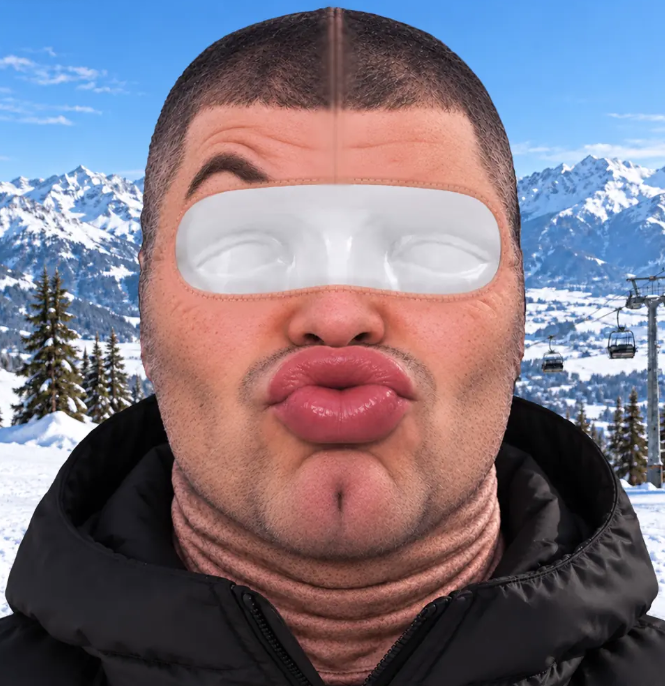 Funny ski mask comparison